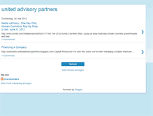 Tablet Screenshot of chiaradonders-unitedadvisorypartner.blogspot.com