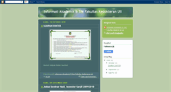 Desktop Screenshot of akademik-fkuii.blogspot.com