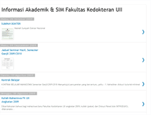 Tablet Screenshot of akademik-fkuii.blogspot.com