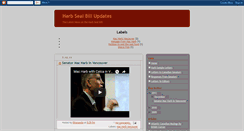 Desktop Screenshot of harbsealbillupdates.blogspot.com