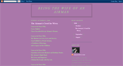 Desktop Screenshot of beingthewifeofanairman.blogspot.com