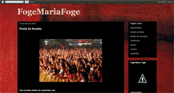 Desktop Screenshot of fogemariafoge.blogspot.com