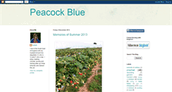 Desktop Screenshot of peacockbluehandmade.blogspot.com