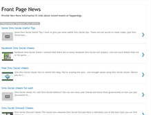 Tablet Screenshot of frontpage-news.blogspot.com