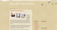 Desktop Screenshot of ibuhamil-tips.blogspot.com