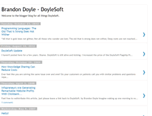 Tablet Screenshot of doylesoft.blogspot.com