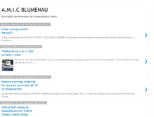 Tablet Screenshot of amicblumenau.blogspot.com