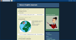 Desktop Screenshot of englishclassroomblog.blogspot.com