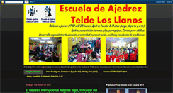 Desktop Screenshot of escueladeajedrezteldelosllanos.blogspot.com