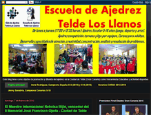 Tablet Screenshot of escueladeajedrezteldelosllanos.blogspot.com