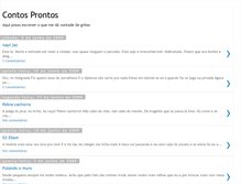 Tablet Screenshot of contosprontos.blogspot.com