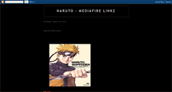 Desktop Screenshot of naruto-mediafirelinkz.blogspot.com