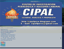 Tablet Screenshot of cipalperu.blogspot.com