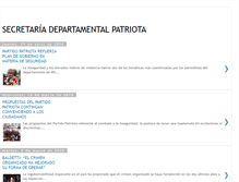 Tablet Screenshot of guatepatriota.blogspot.com