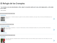 Tablet Screenshot of elrefugiodeloscronopios.blogspot.com