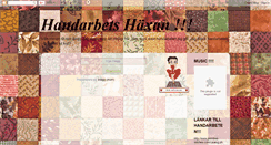 Desktop Screenshot of handarbets-haxan.blogspot.com