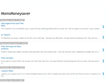 Tablet Screenshot of momsmoneysaver.blogspot.com