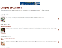 Tablet Screenshot of delightsofculinaria.blogspot.com