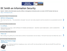 Tablet Screenshot of dcinfosec.blogspot.com