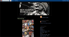 Desktop Screenshot of benharperworld.blogspot.com