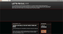 Desktop Screenshot of letsfixdc.blogspot.com