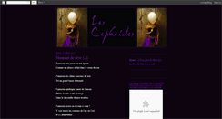 Desktop Screenshot of lescepheides.blogspot.com