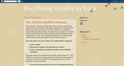 Desktop Screenshot of doghatingfanaticsintexas.blogspot.com