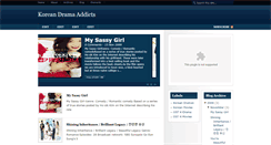Desktop Screenshot of korean-drama-addicts.blogspot.com
