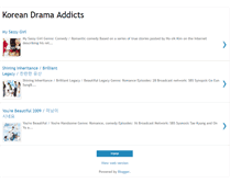 Tablet Screenshot of korean-drama-addicts.blogspot.com