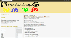 Desktop Screenshot of firststepsclub.blogspot.com