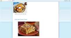 Desktop Screenshot of frenchtoastrecipe.blogspot.com