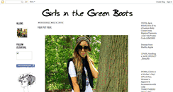 Desktop Screenshot of girlsinthegreenboots.blogspot.com