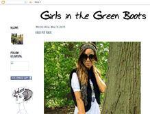 Tablet Screenshot of girlsinthegreenboots.blogspot.com