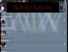 Tablet Screenshot of gothgirlfashions.blogspot.com