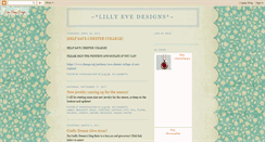 Desktop Screenshot of lillyevedesigns.blogspot.com