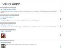 Tablet Screenshot of lillyevedesigns.blogspot.com