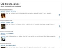 Tablet Screenshot of lesdisquesenbois.blogspot.com