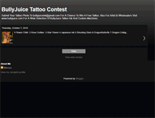 Tablet Screenshot of bullyjuice.blogspot.com