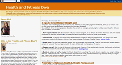 Desktop Screenshot of healthandfitnessdiva.blogspot.com