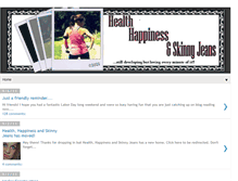 Tablet Screenshot of healthhappinessskinnyjeans.blogspot.com