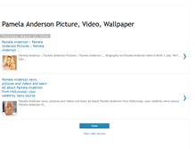 Tablet Screenshot of hot-sexy-pamela-anderson.blogspot.com