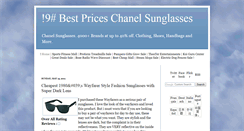 Desktop Screenshot of bestpriceschanelsunglasses.blogspot.com