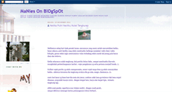 Desktop Screenshot of manies-on.blogspot.com
