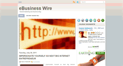 Desktop Screenshot of ebusinesswire.blogspot.com