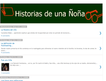 Tablet Screenshot of historiasdeunanona.blogspot.com