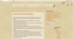 Desktop Screenshot of certificadoscartago.blogspot.com