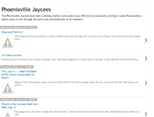 Tablet Screenshot of phoenixvillejaycees.blogspot.com
