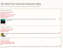 Tablet Screenshot of edwardvanhoutte.blogspot.com