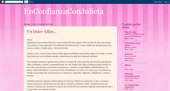 Desktop Screenshot of enconfianzaconjulieta.blogspot.com