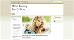 Desktop Screenshot of makemoneytryonline.blogspot.com